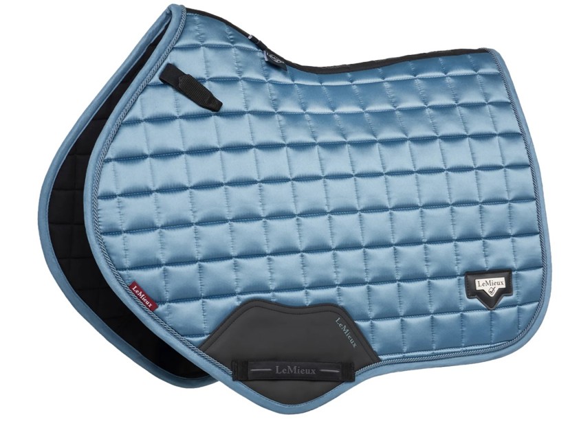 Ice Blue LeMieux CC Loire Satin Saddlecloth