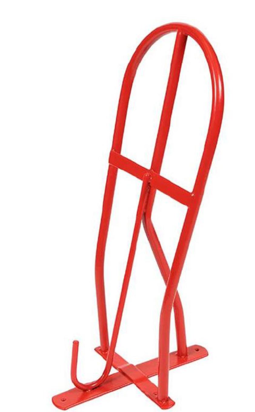 Red Shires Saddle Rack
