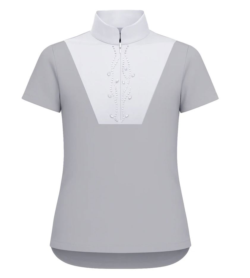 Grey Equetech Junior Virginia Competition Shirt