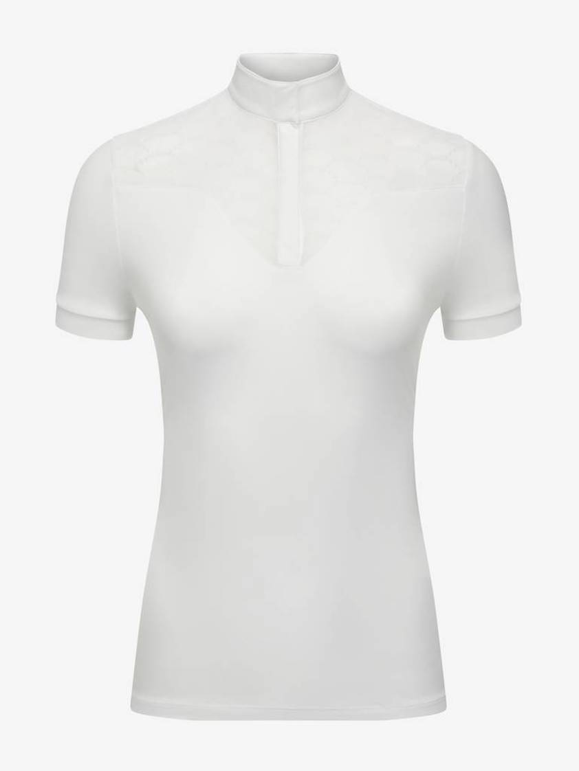 White LeMieux Emily Short Sleeve Show Shirt