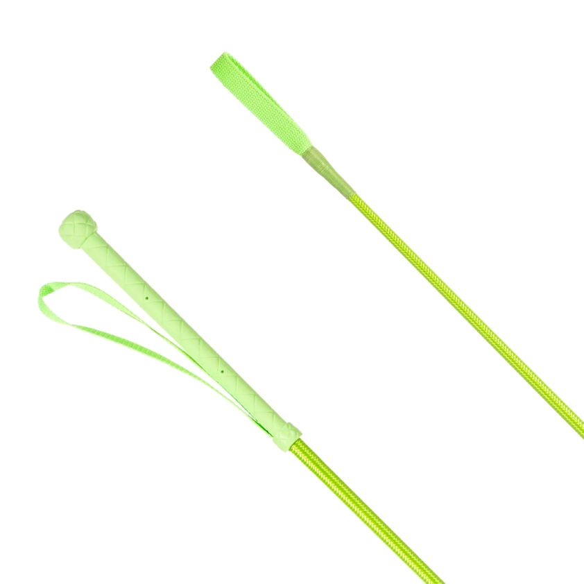 Lime Neon Braid Riding Whip