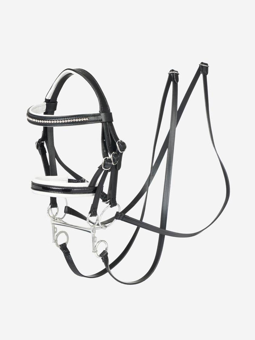 Black LeMieux Hobby Horse Double Bridle