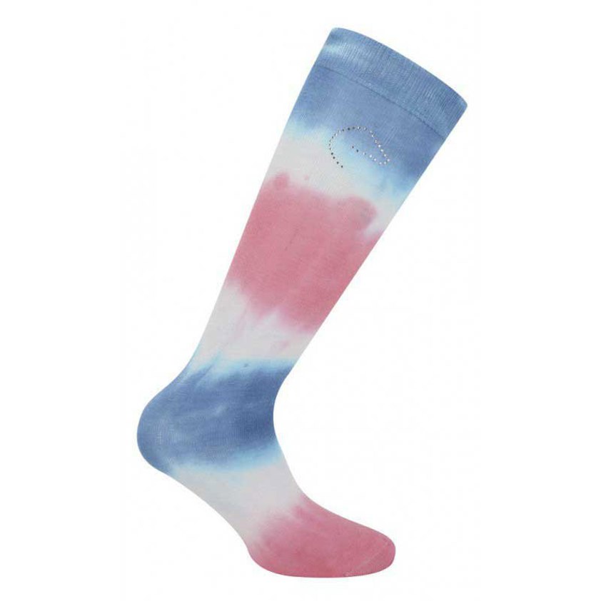 Blue/Pink Equitheme Havana Socks