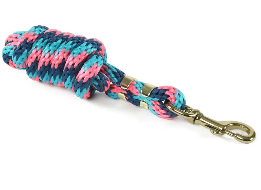 Pink/Turquoise/Navy Topaz Lead Rope