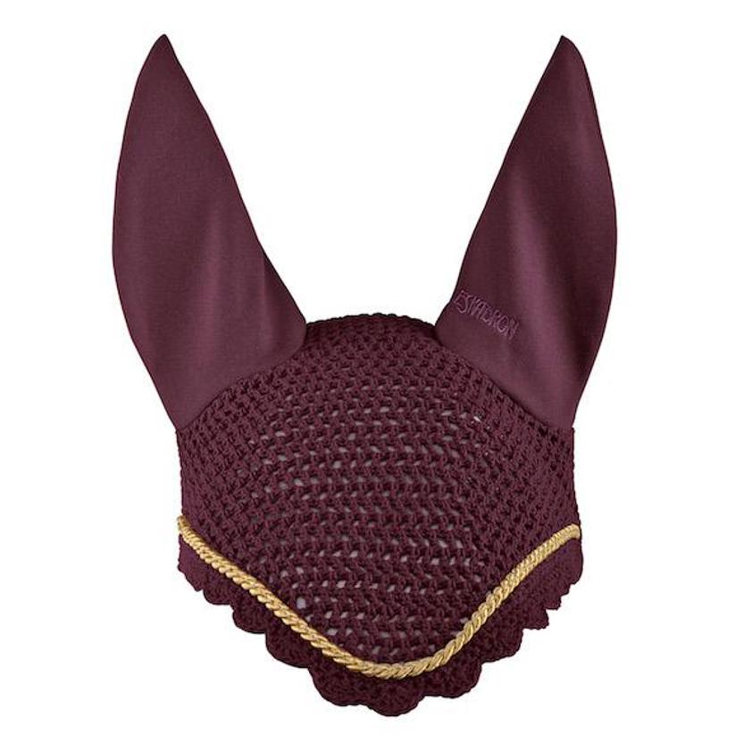 Burgundy/Gold Cord Eskadron Fly Veil