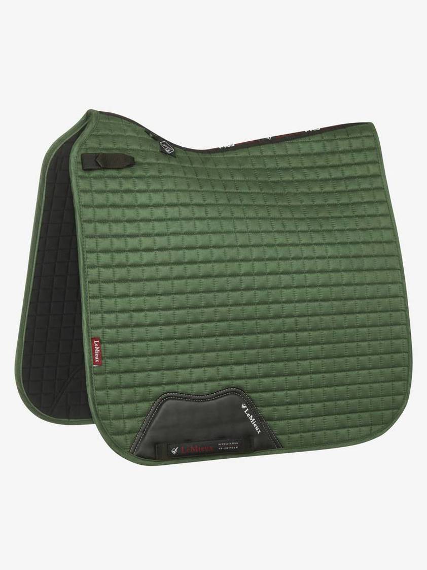 Hunter Green LeMieux Dressage Suede Saddlecloth