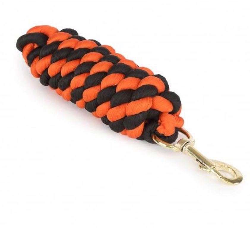 Orange/Black Shires Econ Lead Rope