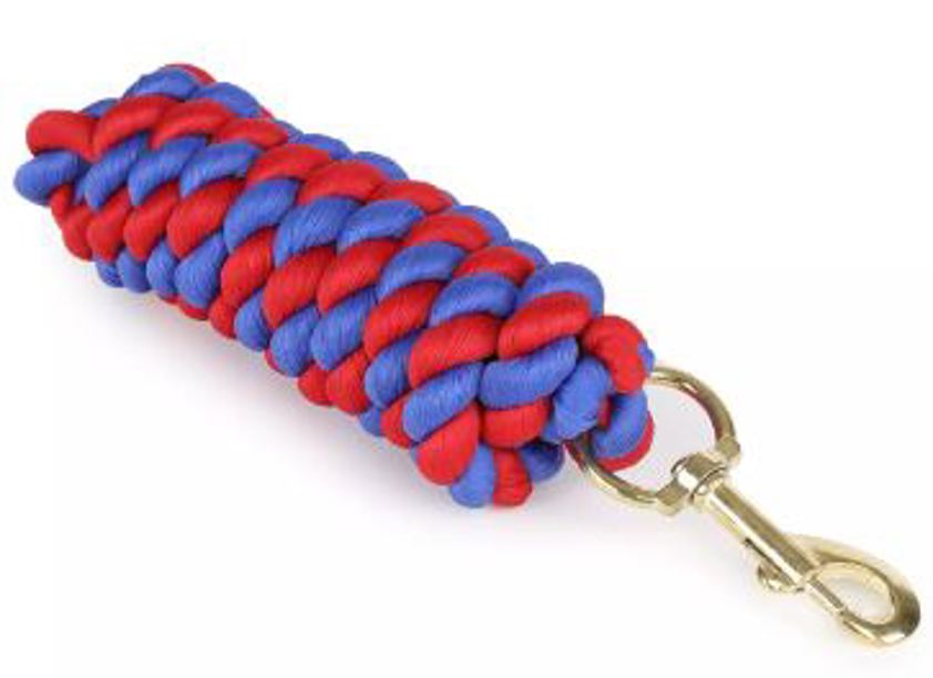 Royal/Red Shires Econ Lead Rope