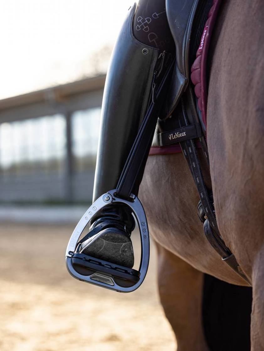 Carbon/Silver LeMieux Vector Balance Stirrup