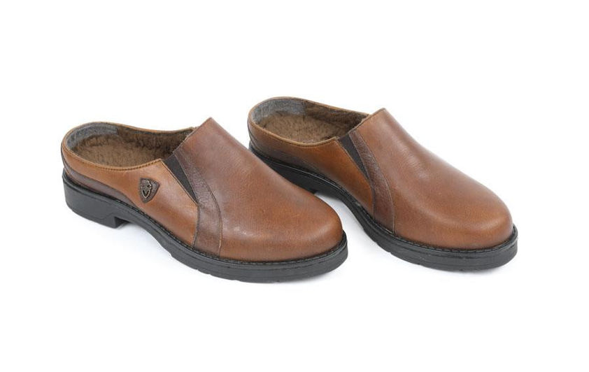 Antique Brown Moretta Donna Clogs