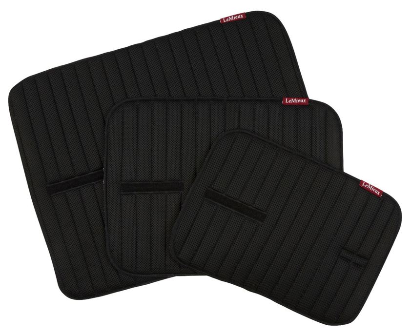 Black LeMieux Memory Foam Bandage Pads