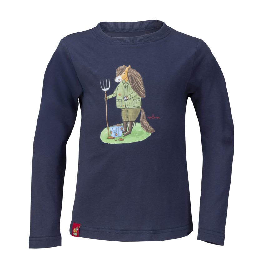 Navy Winnie & Me Long Sleeve Top