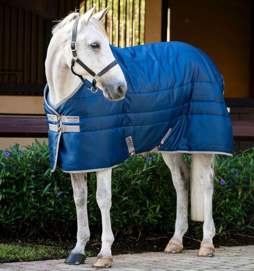 Navy/Titanium Grey Amigo Ripstop Insulator 50g Stable Rug