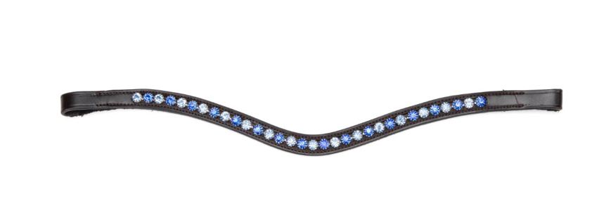 Blue/Havana Velociti Gara Diamante Browband