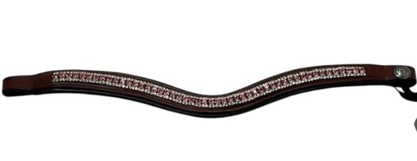 Brown/Clear/Pink Cavalli Puri Browband