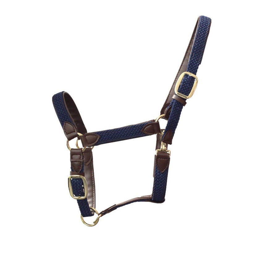 Bordeaux Kentucky Plaited Nylon Headcollar