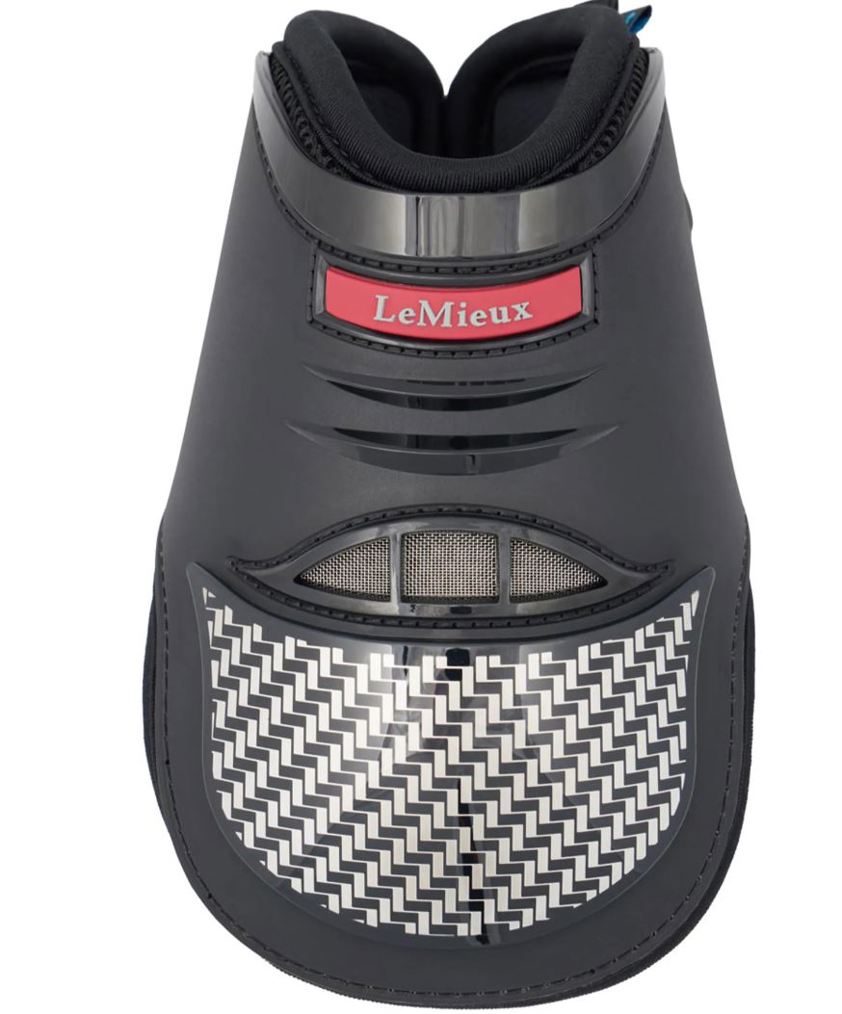 Black/Silver LeMieux Exo Flex Fetlock Boots