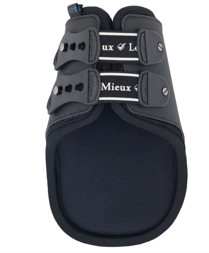 Black/Silver LeMieux Exo Flex Fetlock Boots