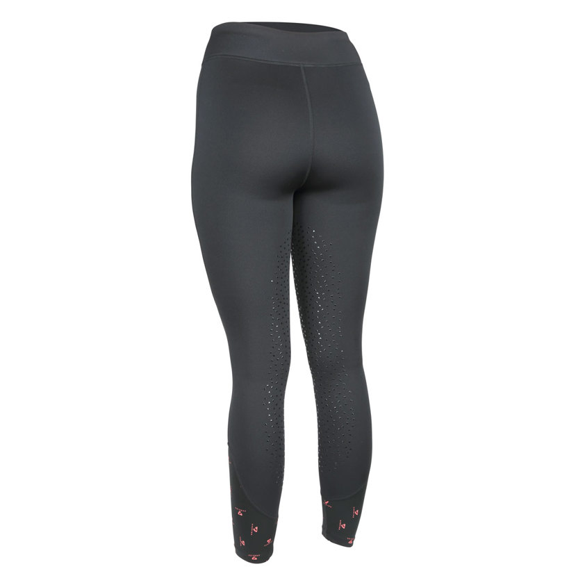 Jet Black Aubrion Porter Winter Riding Tights