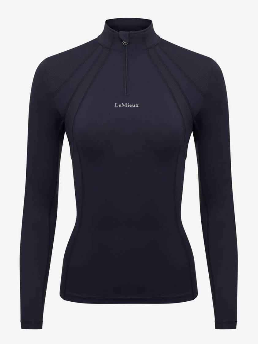 Navy LeMieux Mia Mesh Long Sleeve Base Layer