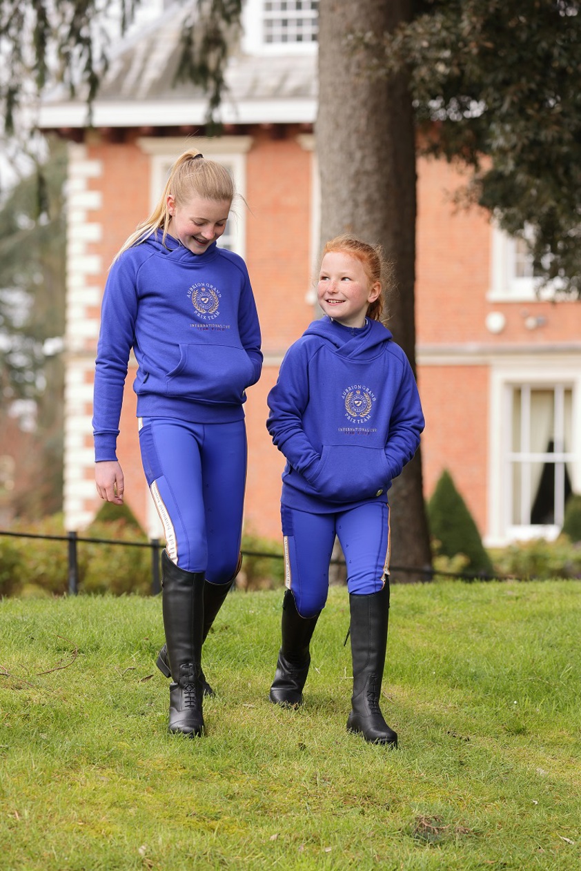 Blue Aubrion Team Hoodie - Young Rider