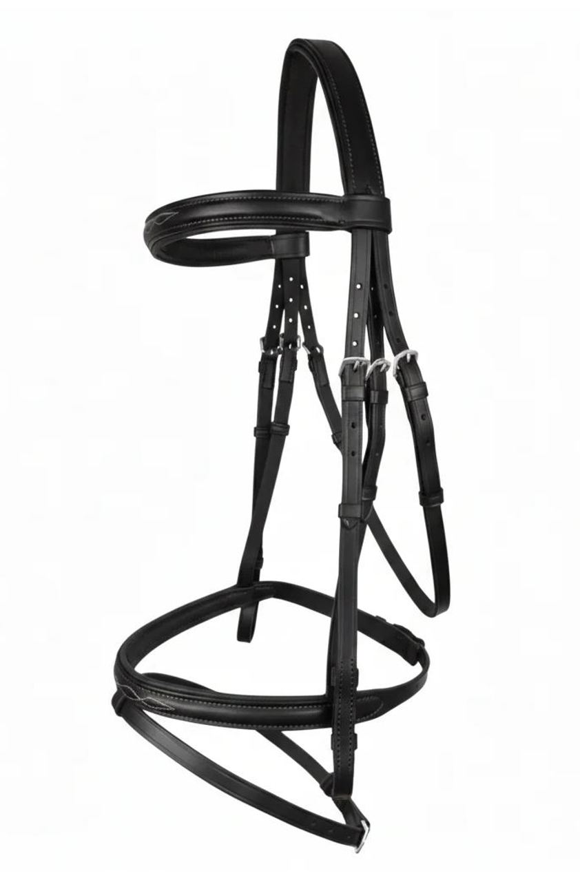 Black EasyStride Bridle With Reins