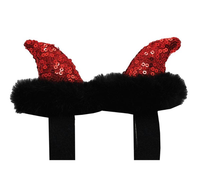 Devil Horns Equetech Halloween Bridle Boppers