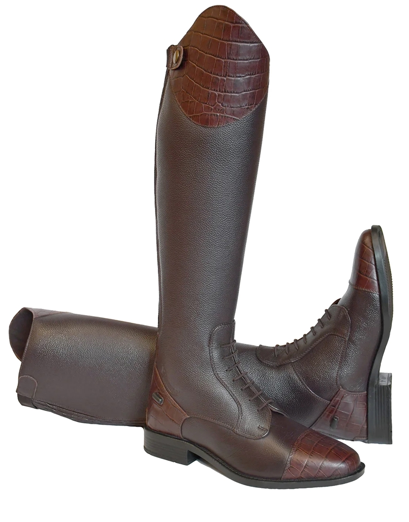 Brown Rhinegold De-Luxe Leather Riding Boots