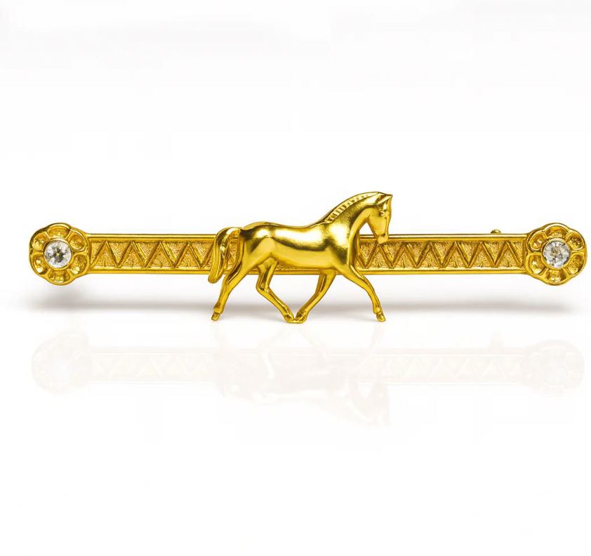 Equetech Showing Horse Tie / Stock Pin