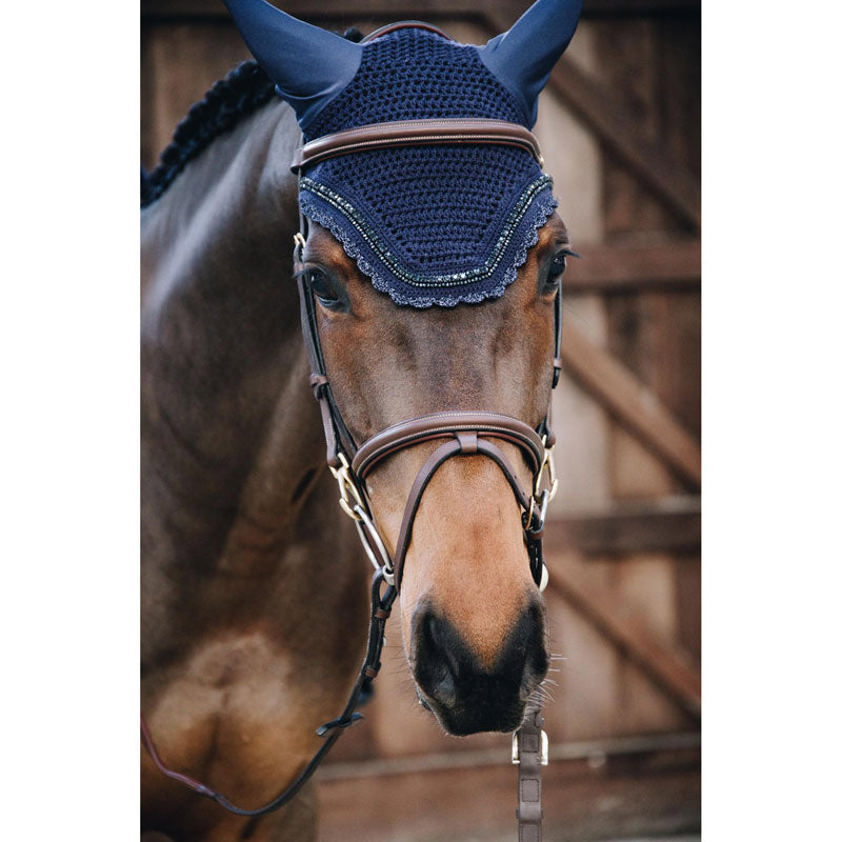 Navy Kentucky Wellington Stone & Pearl Fly Veil