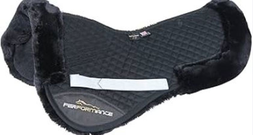 Black Performance Fully Lined Half Pad