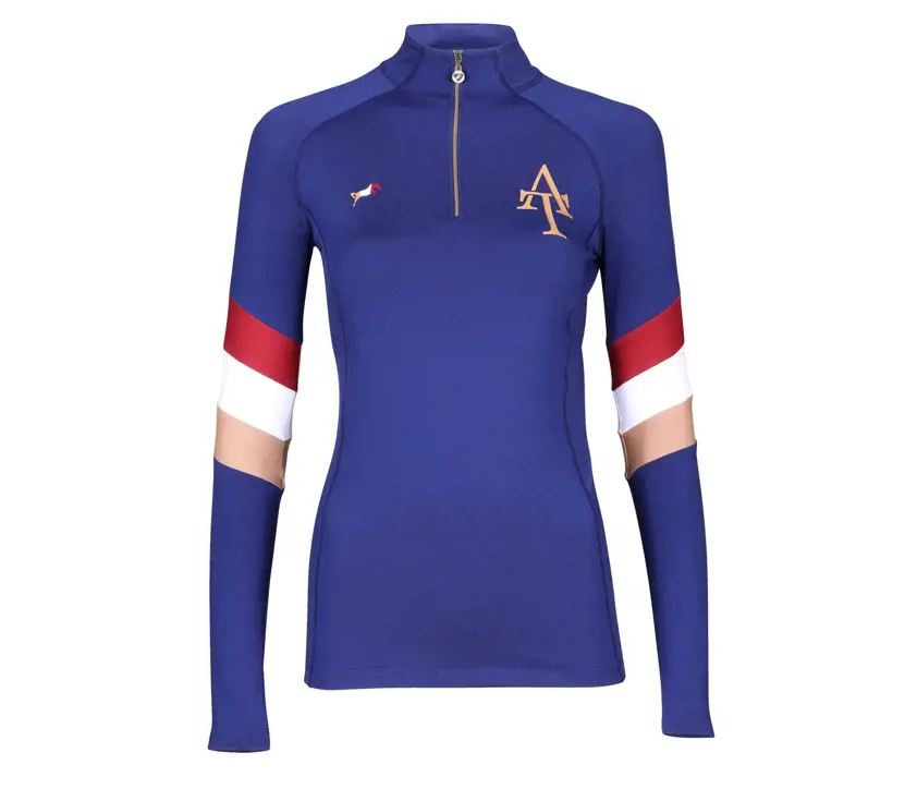 Navy Aubrion Team Long Sleeve Base layer