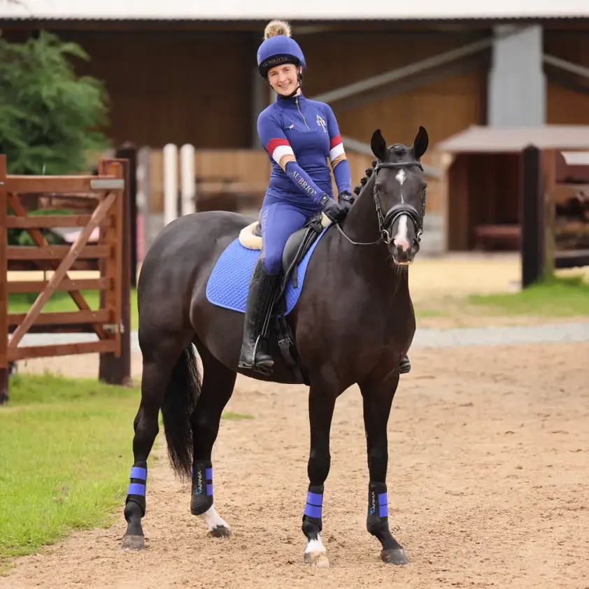 Navy Aubrion Team Long Sleeve Base layer