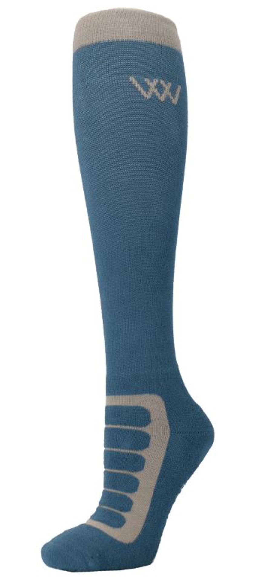 Petrol Blue Woof Wear Long Bamboo Tech Sock