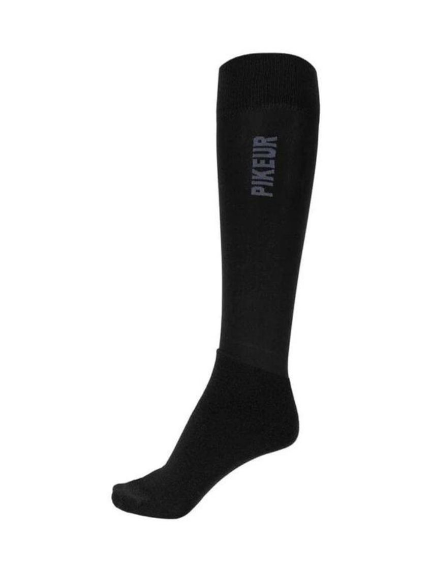 Black Pikeur Knee Socks (Merino)