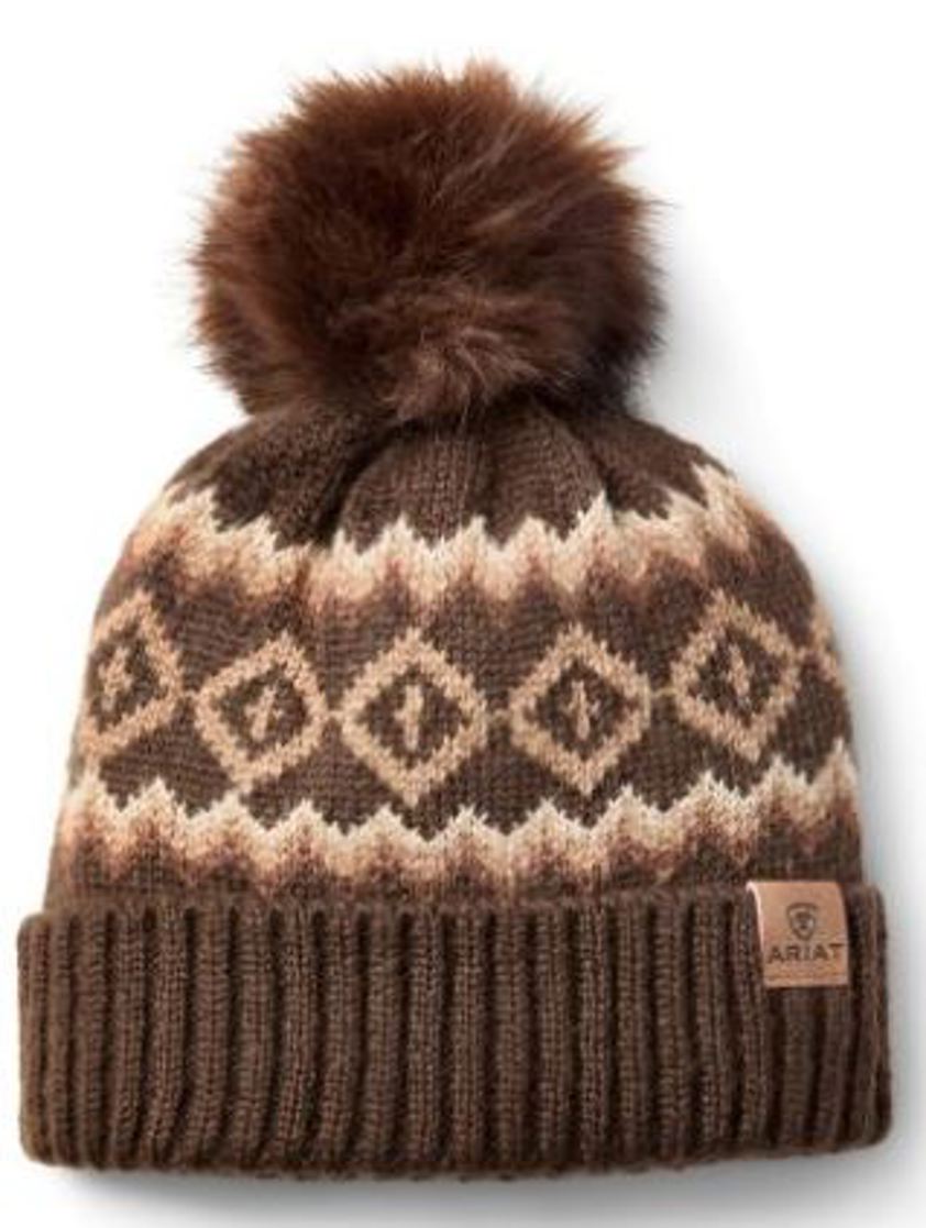 Chocolate Brown Ariat Bristol Beanie
