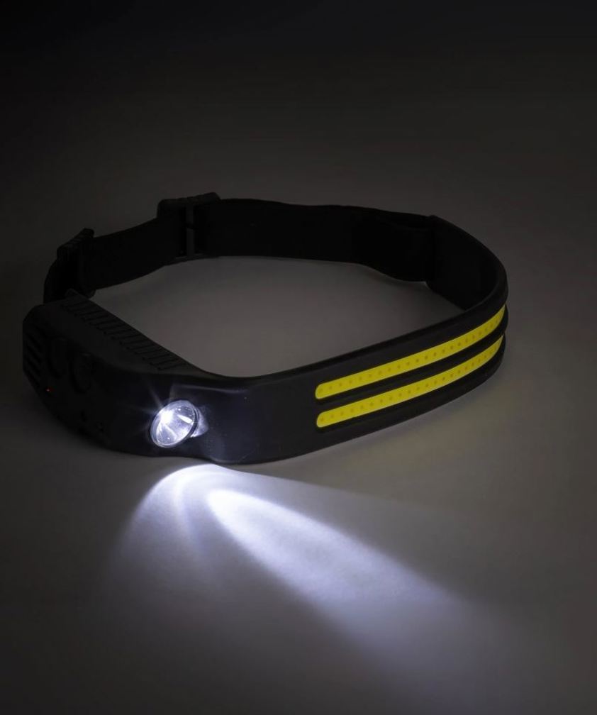 Black Woof Wear LED Head Torch