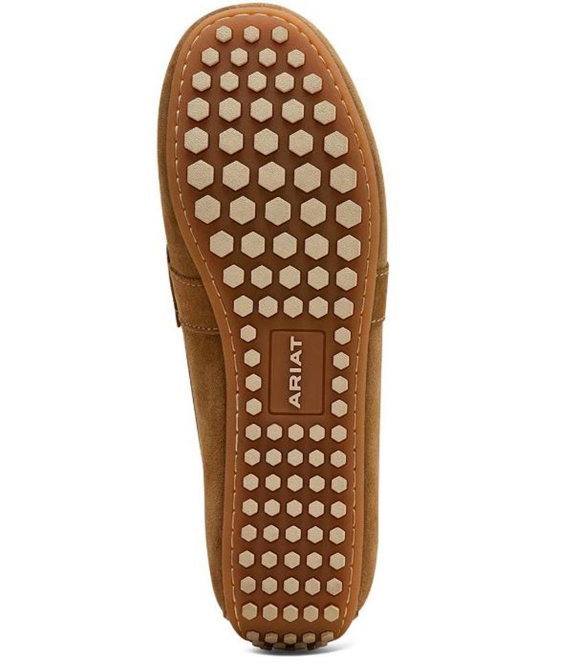 Caramel Suede Ariat Selene Driving Moc
