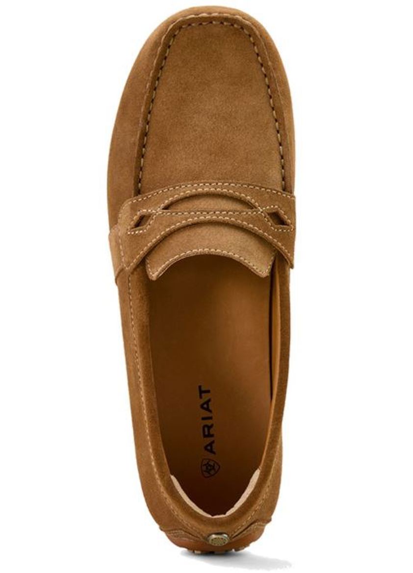 Caramel Suede Ariat Selene Driving Moc