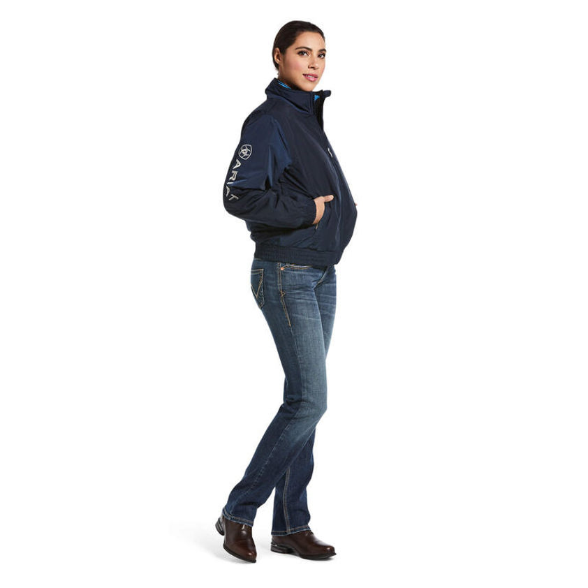 Navy Ariat Womens Stable Team Jacket