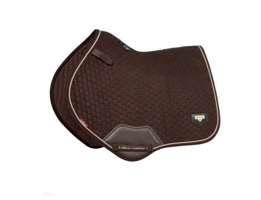 Brown Puissance Suede Close Contact Saddlecloth