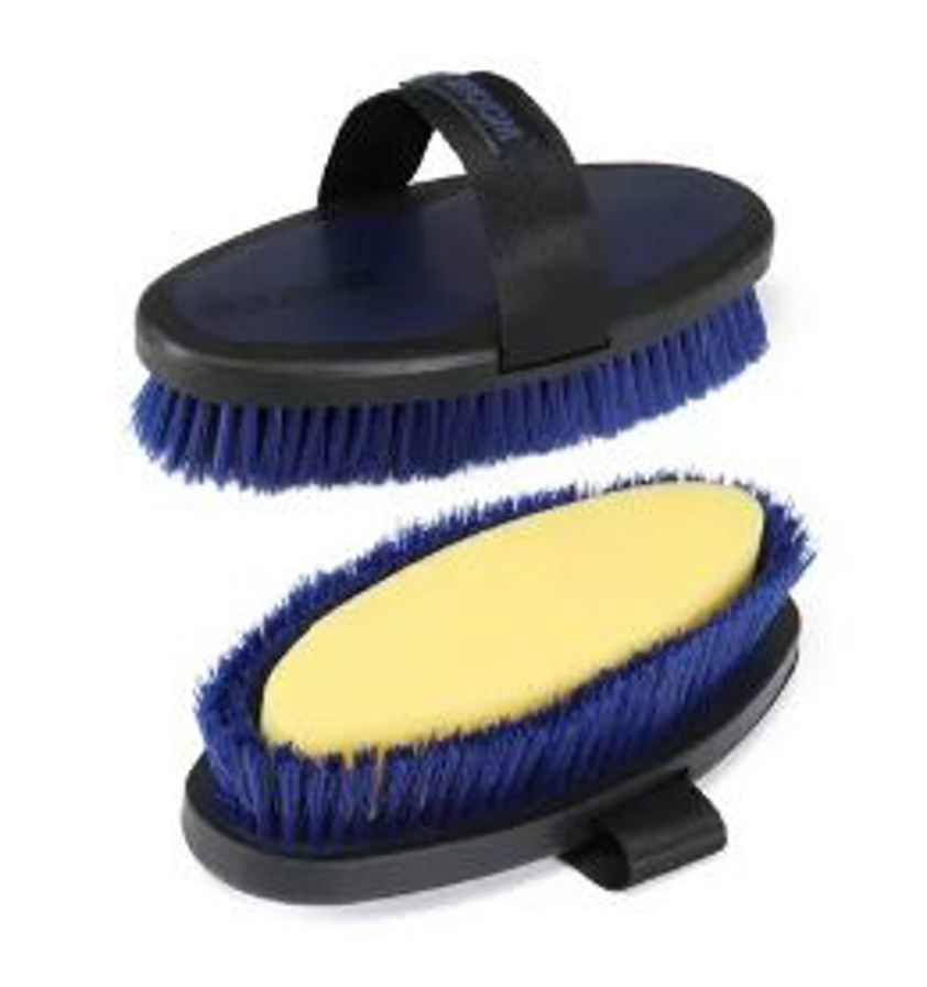 Blue Ezi-Groom Body Wash Brush