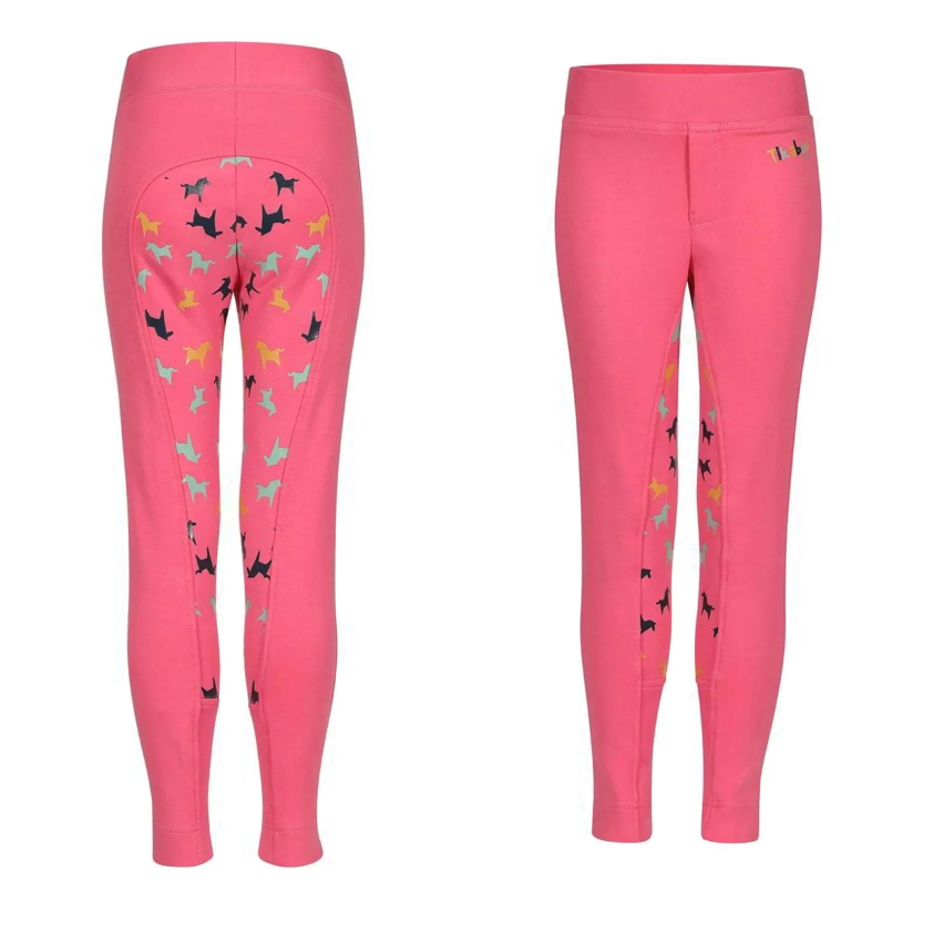 Pink Horse Print Tikaboo Childrens Jodphurs