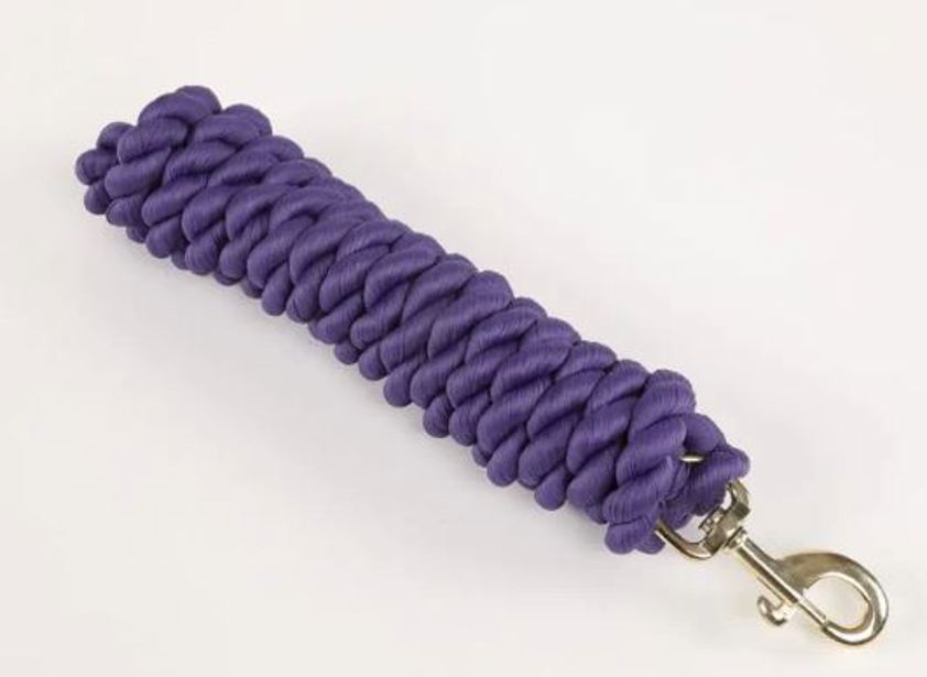 Purple Shires Extra Long Lead Rope