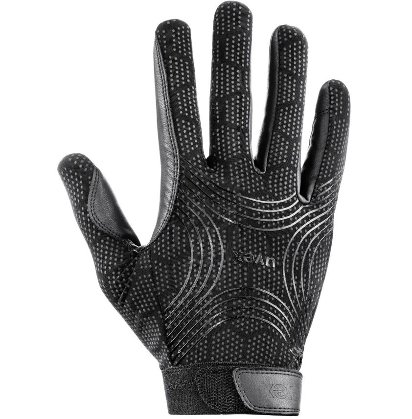 Black Uvex Ceravent High Performance Riding Gloves