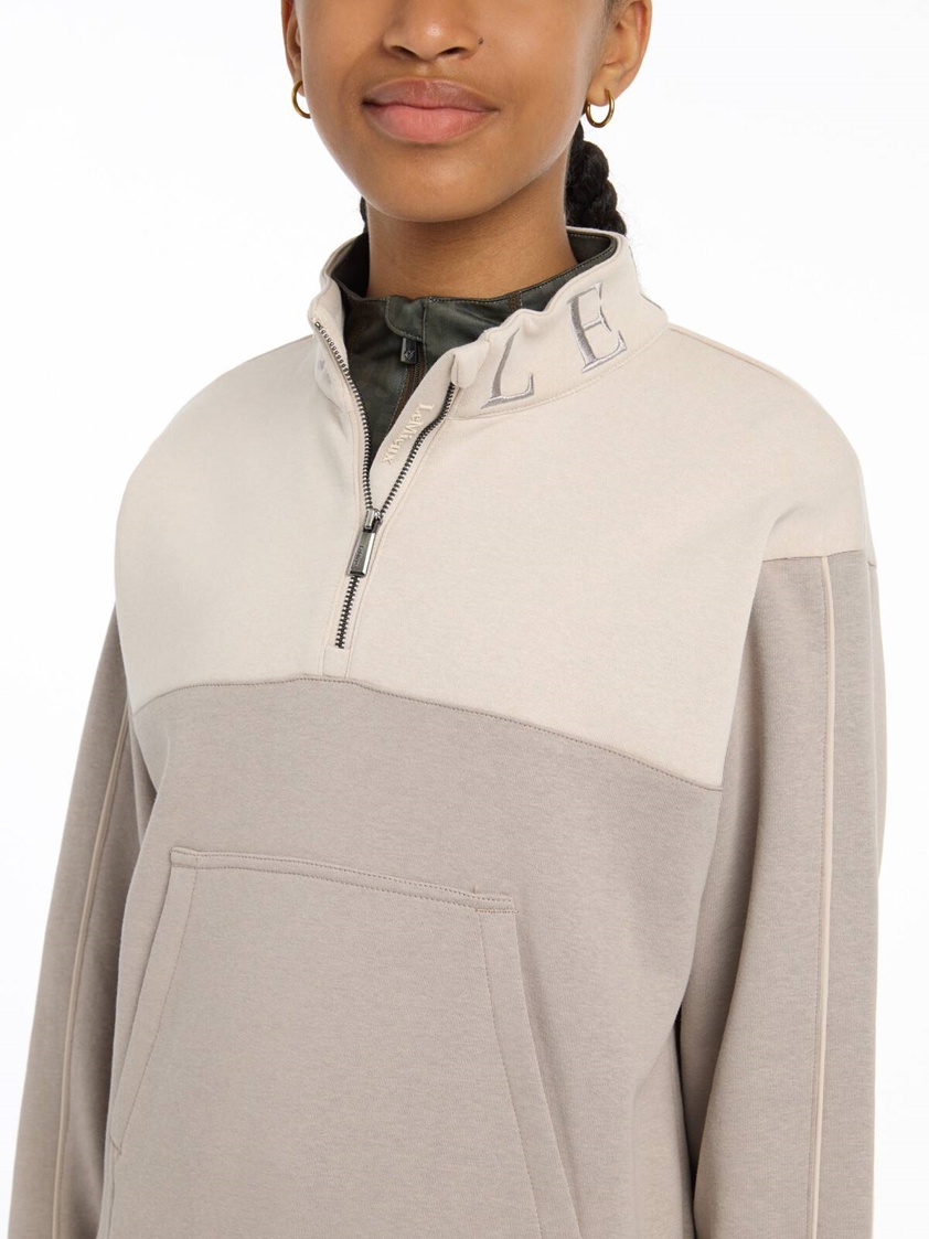 Ash/Stone LeMieux Young Rider Kate Quarter Zip Sweatshirt