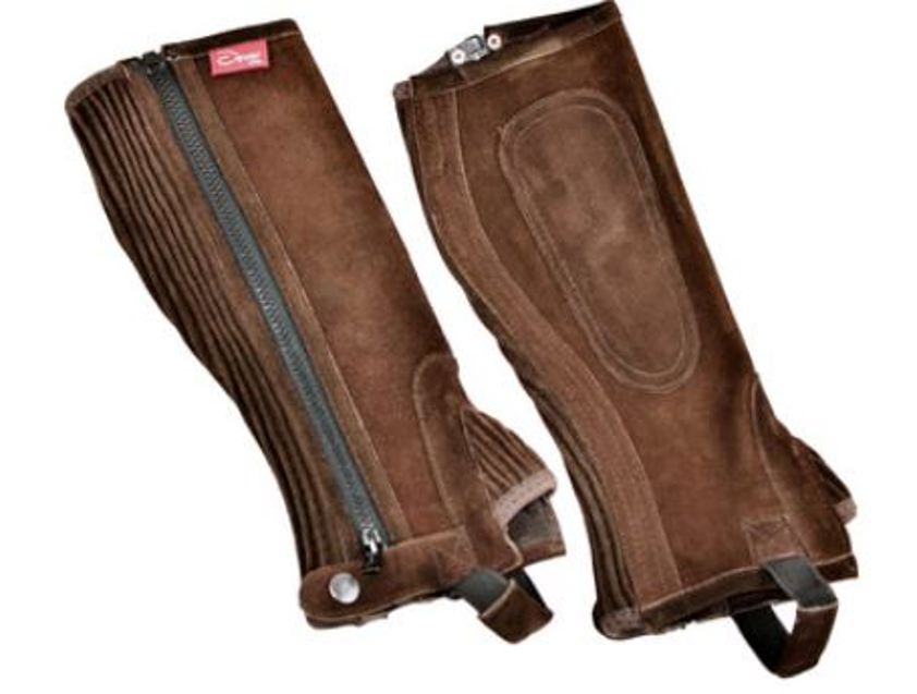 Brown Dever Suede Half Chaps