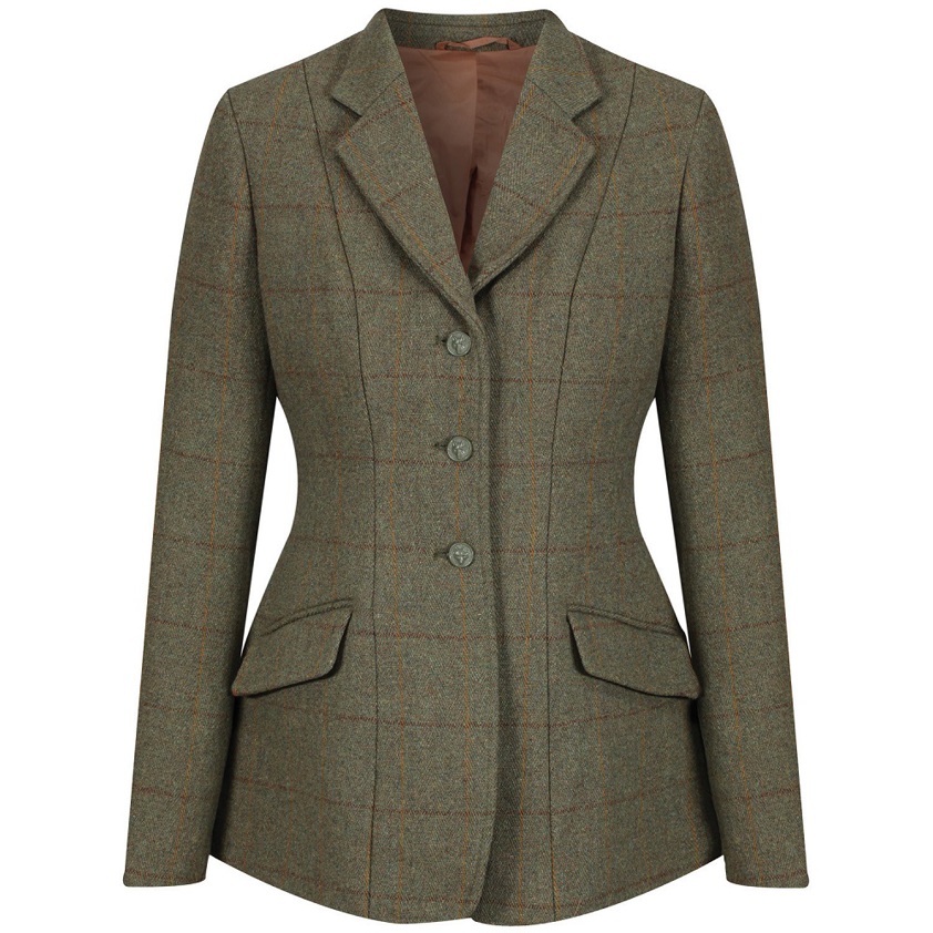 Green Equetech Claydon Tweed Riding Jacket