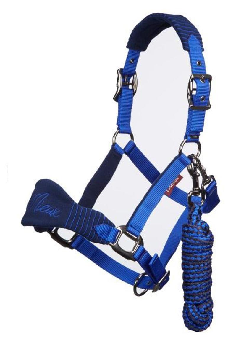 Navy/Royal Blue LeMieux Vogue Headcollar&Lead Rope