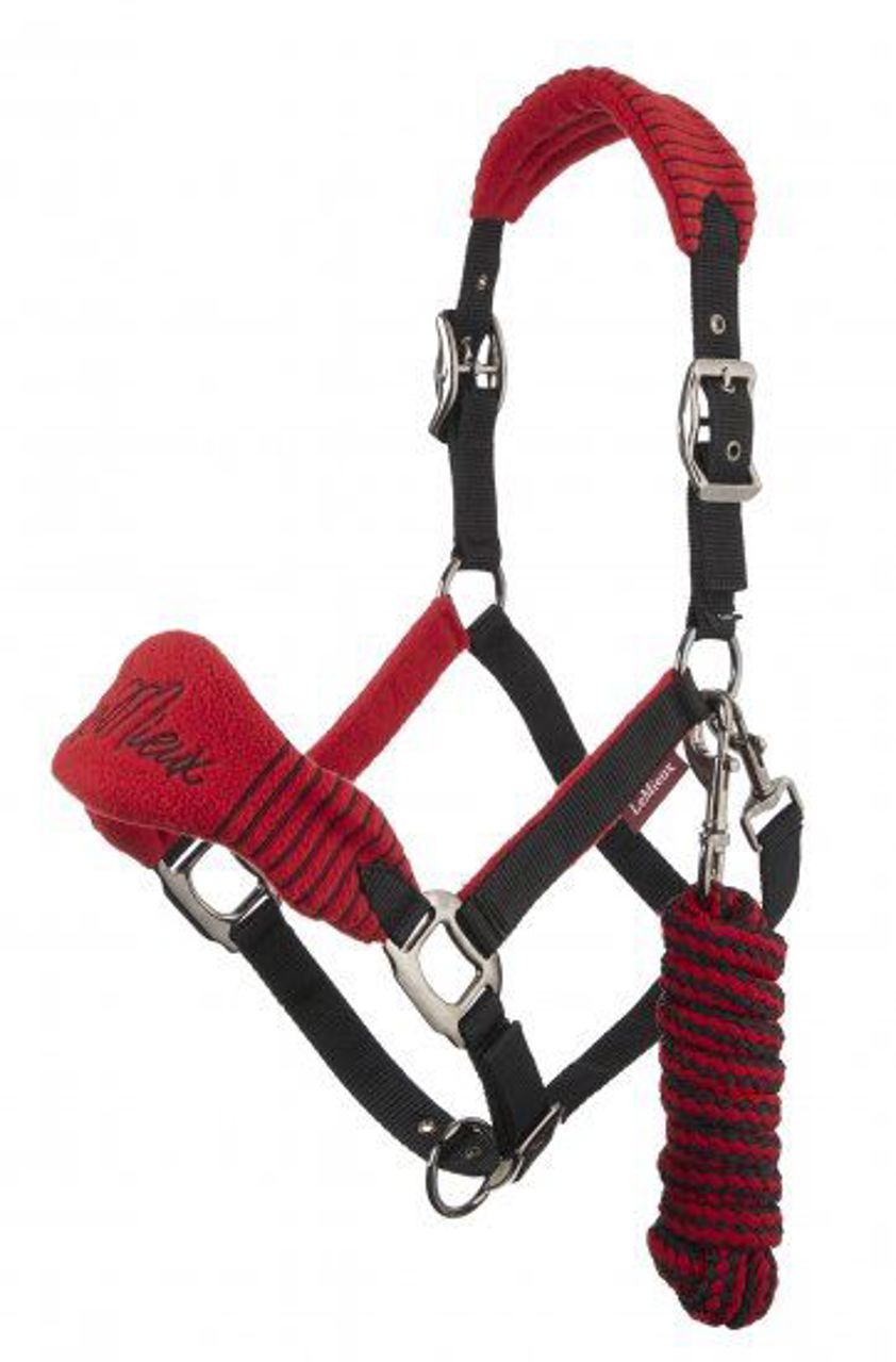 Chilli Red LeMieux Vogue Headcollar&Lead Rope